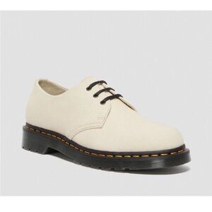 Dr Martens 1461 Canvas Oxford Sand Natural Canvas Shoes Unisex 8 Men / 9 Women